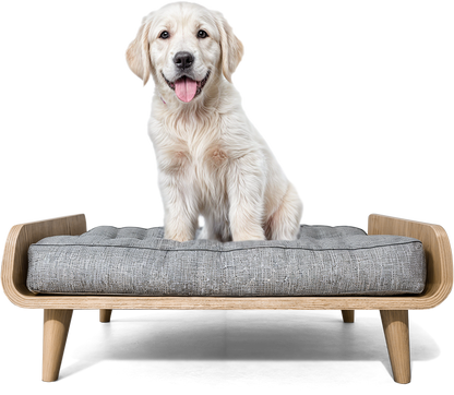 🐾 Almo Light – Premium Haustierbett für Hunde & Katzen in modernem Holzdesign