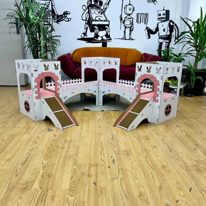 Triplex Towers – Hasenschloss mit Brücken - Farbauswahl